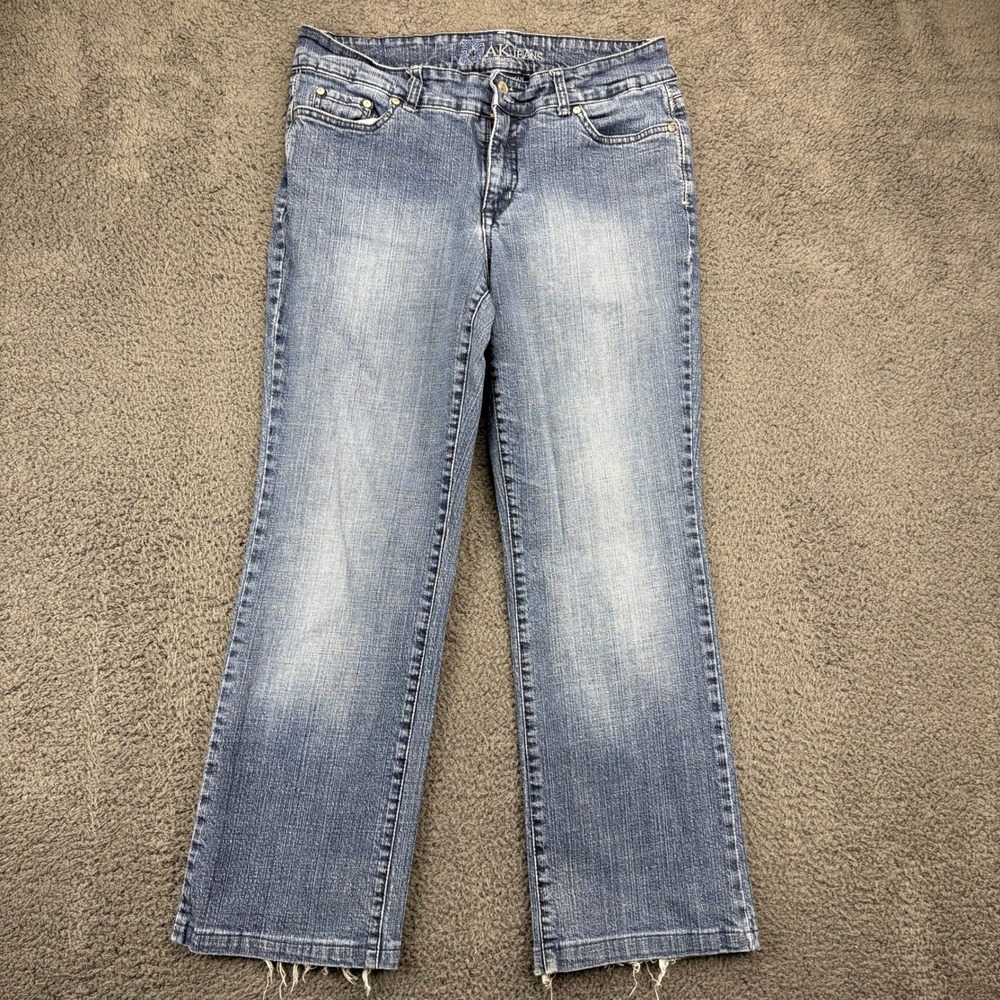 AK Jeans Metropolitan Bootcut Jeans Womens Size 10‎ Waist 29 Regular Wash Blue